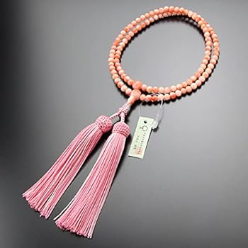 Amazon｜念珠ドットコム 臨済宗 数珠 女性用 8寸 5A´ 深海珊瑚